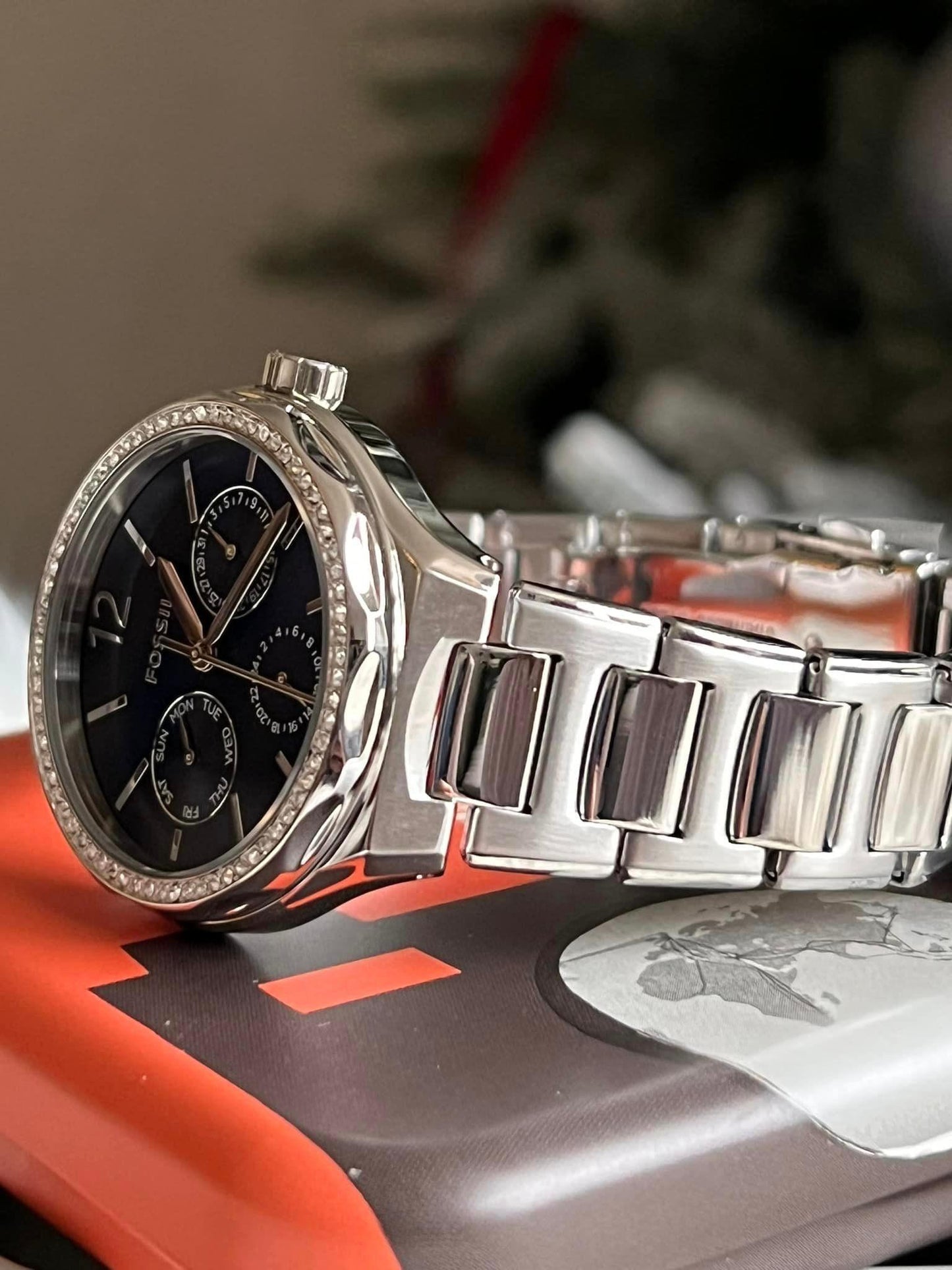 Fossil Women’s Eevie Multifunction Silver Stainless Steel Watch