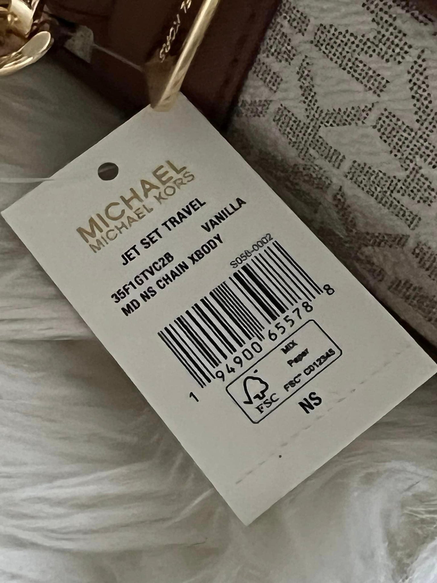 Michael Kors Jet Set Medium Logo Crossbody Bag