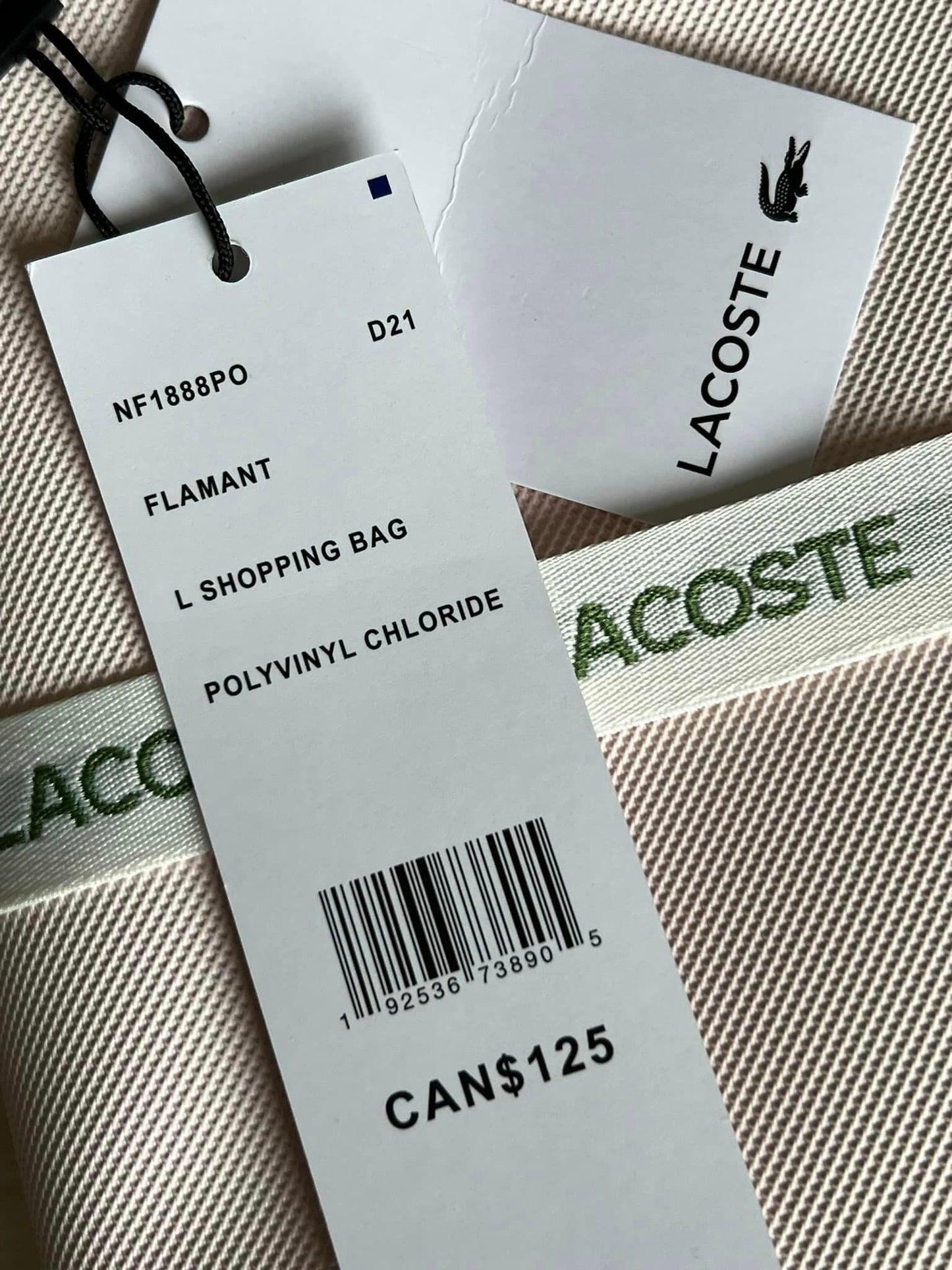 Lacoste Large Shopping Bag