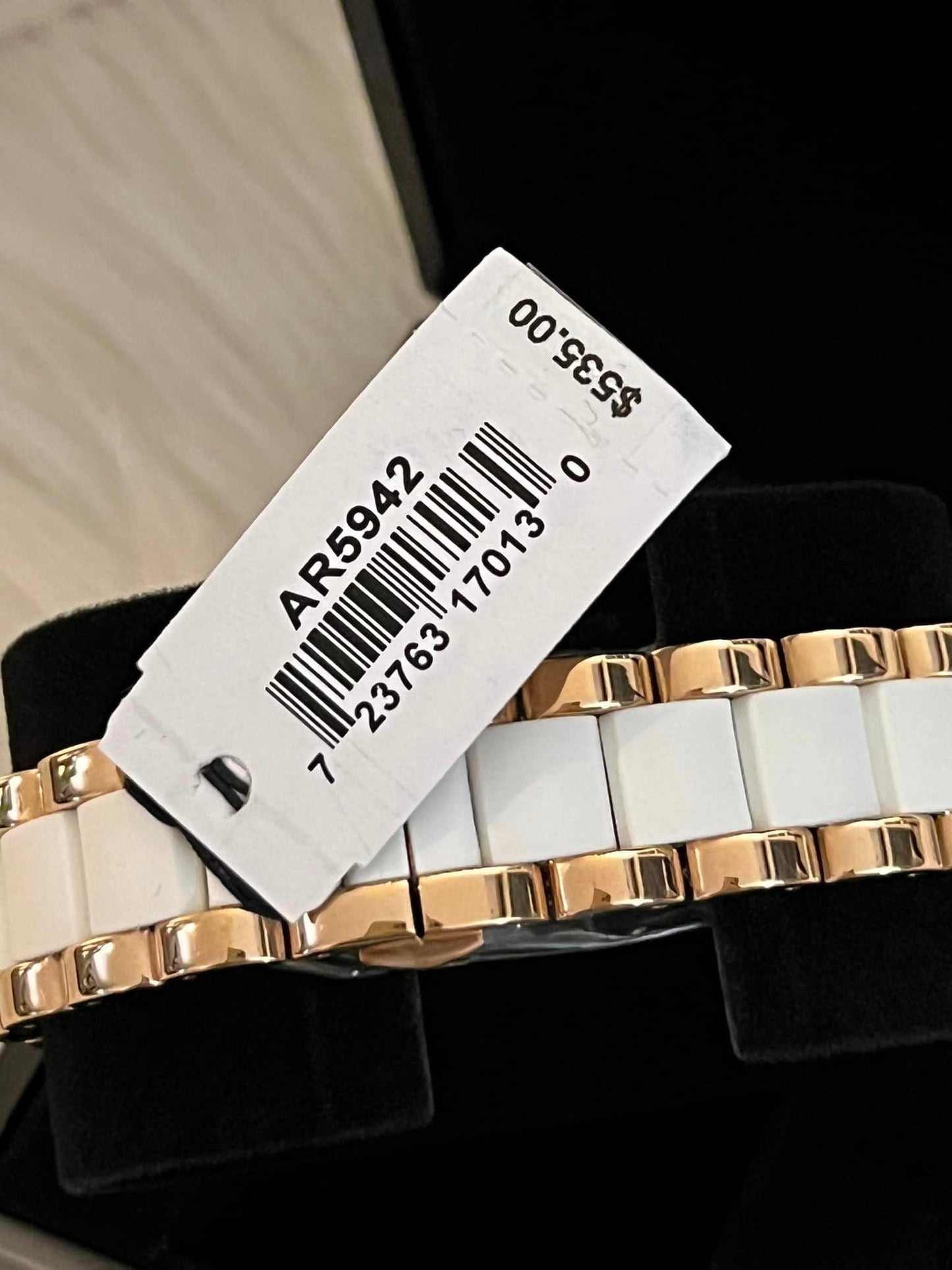 Emporio Armani Women’s Rose Gold White Sportivo Watch