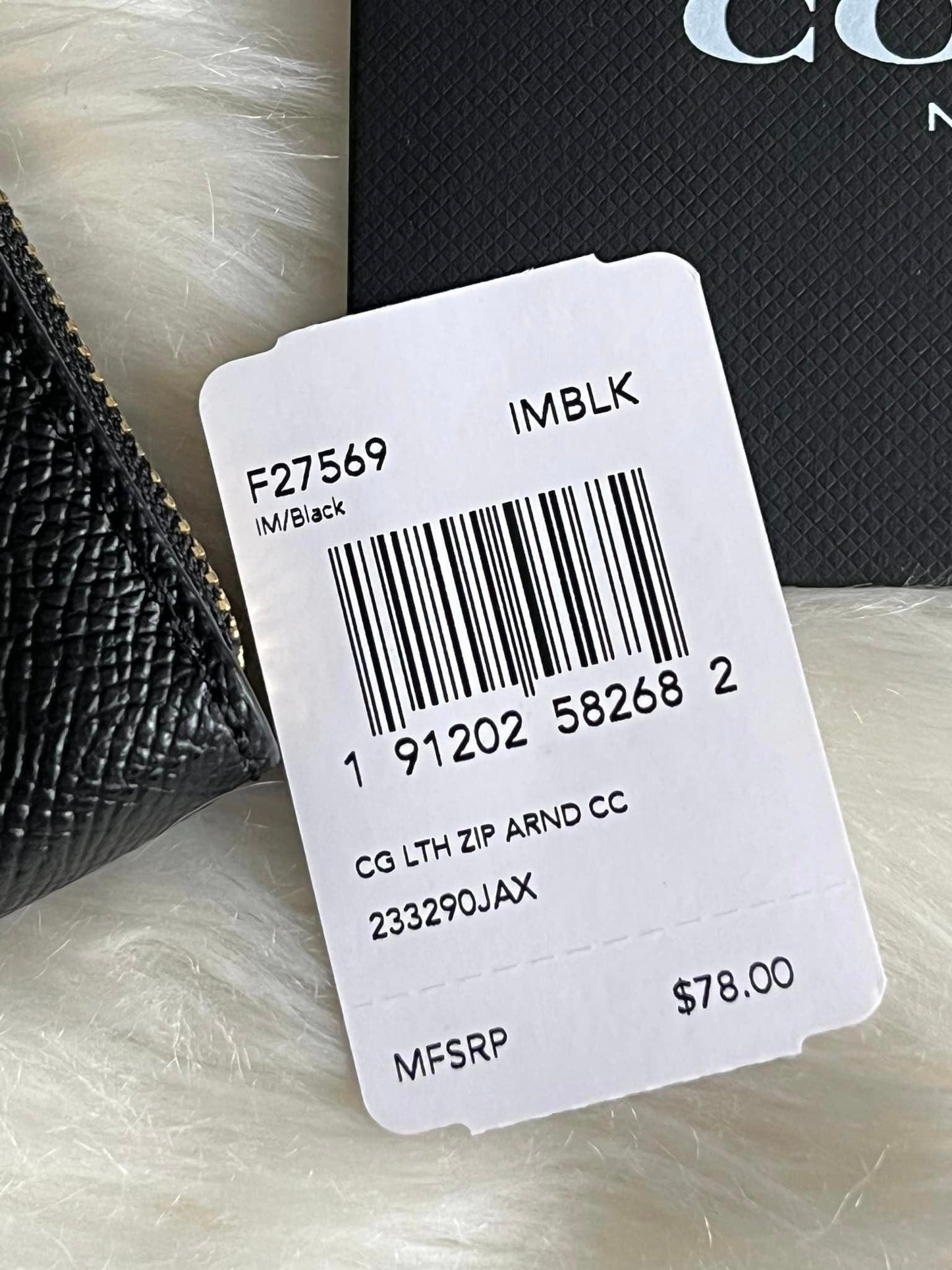 Coach Zip Around Coin Case