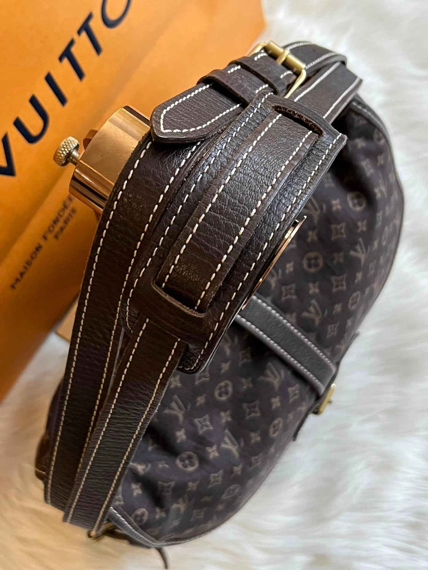 Louis Vuitton Mini Lin Saumur Ebene