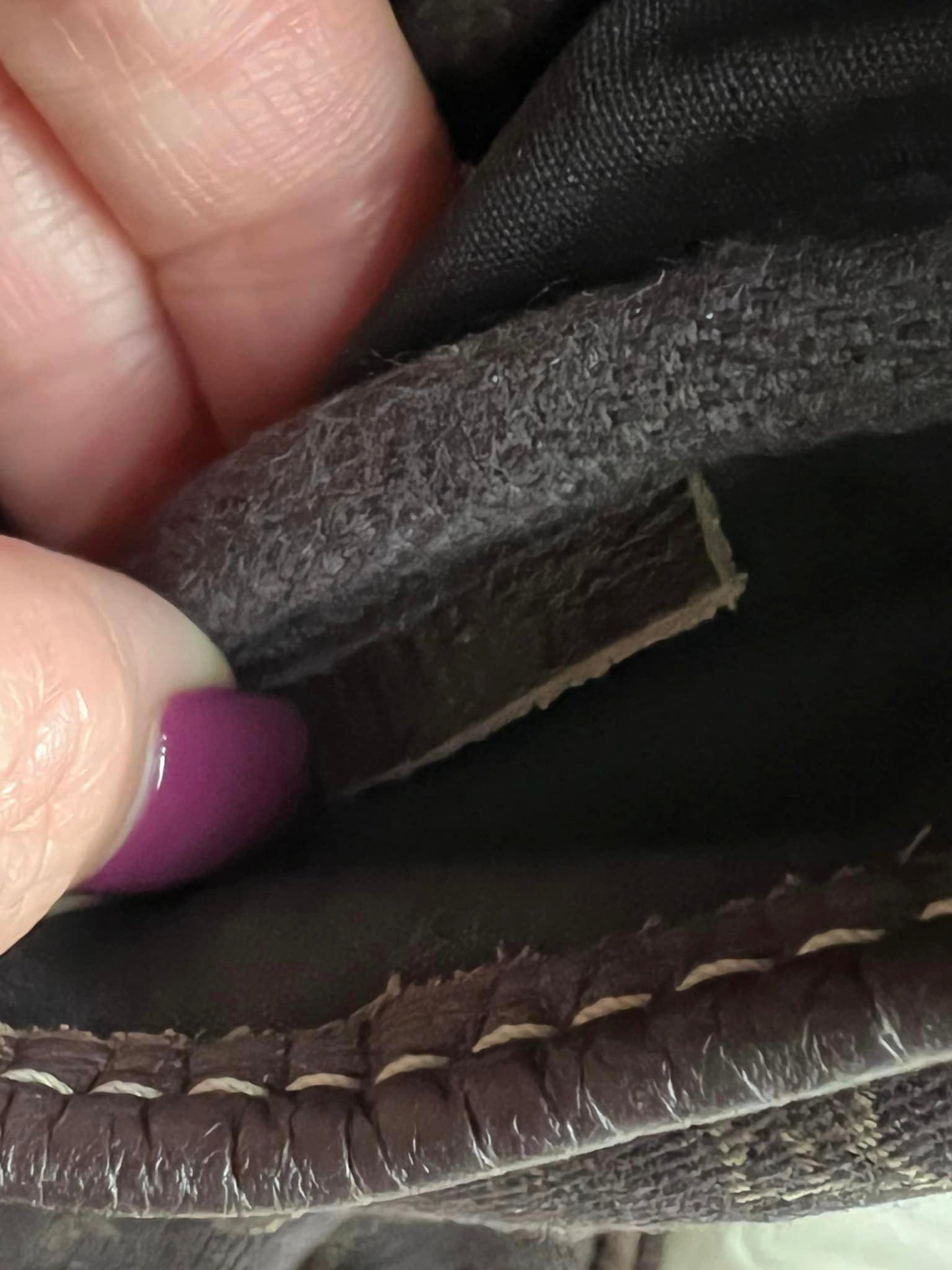 Louis Vuitton Mini Lin Saumur Ebene