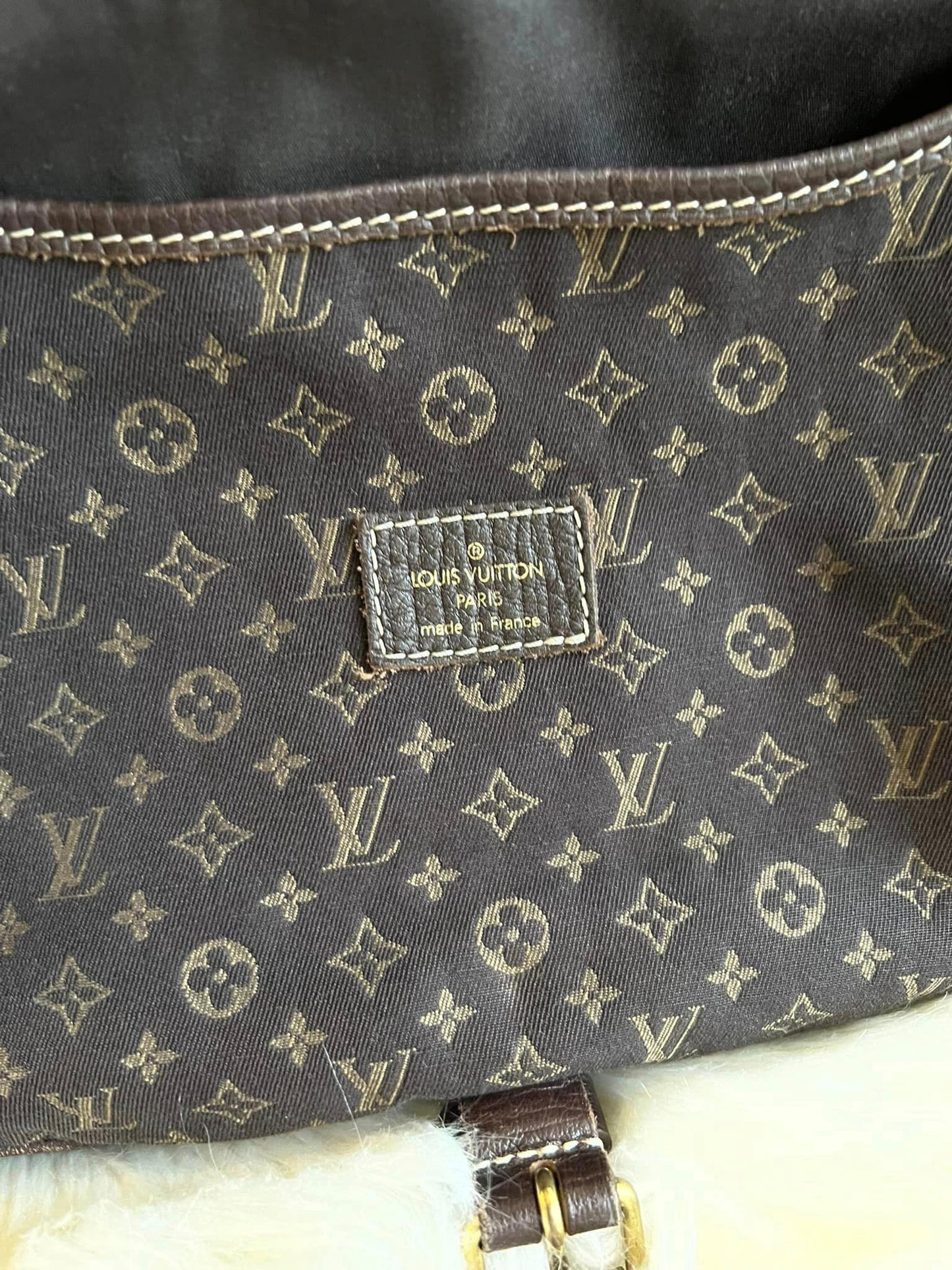 Louis Vuitton Mini Lin Saumur Ebene