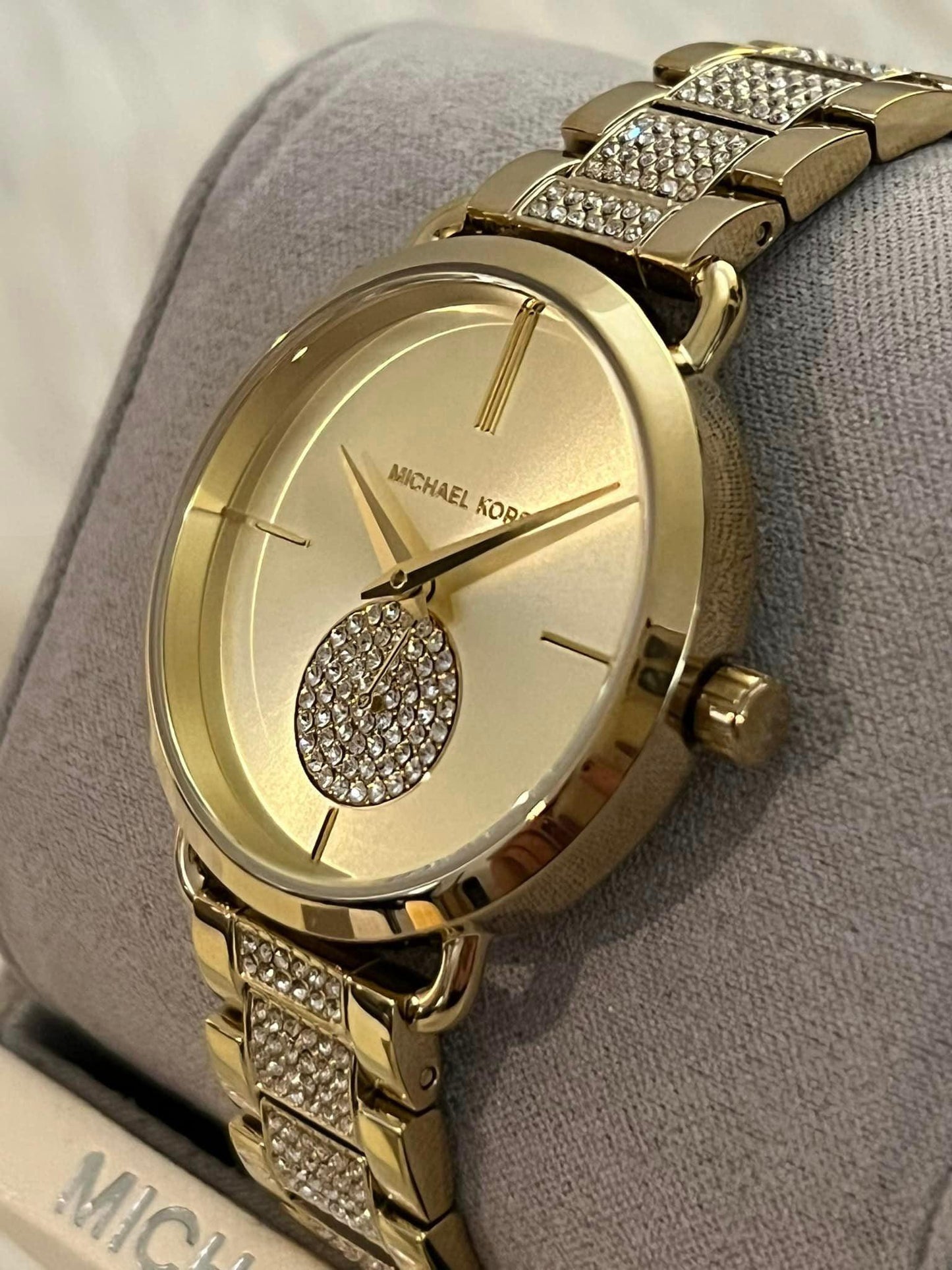 Michael Kors Women’s Portia Gold-Tone Stainless Steel Watch