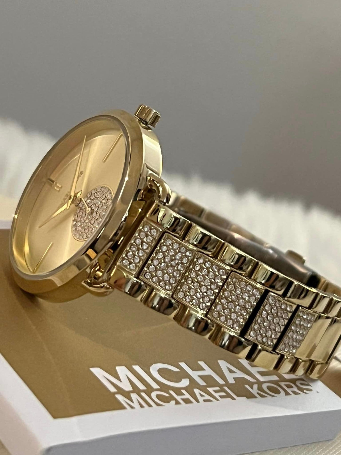 Michael Kors Women’s Portia Gold-Tone Stainless Steel Watch