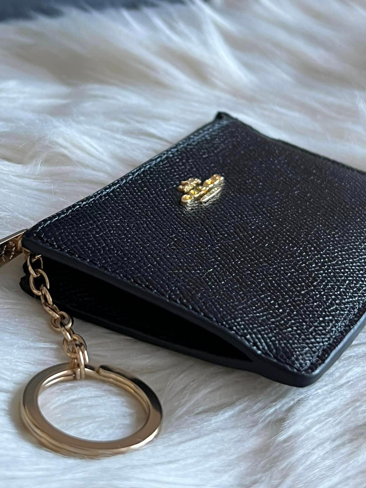 Coach Crossgrain Mini Skinny ID Case