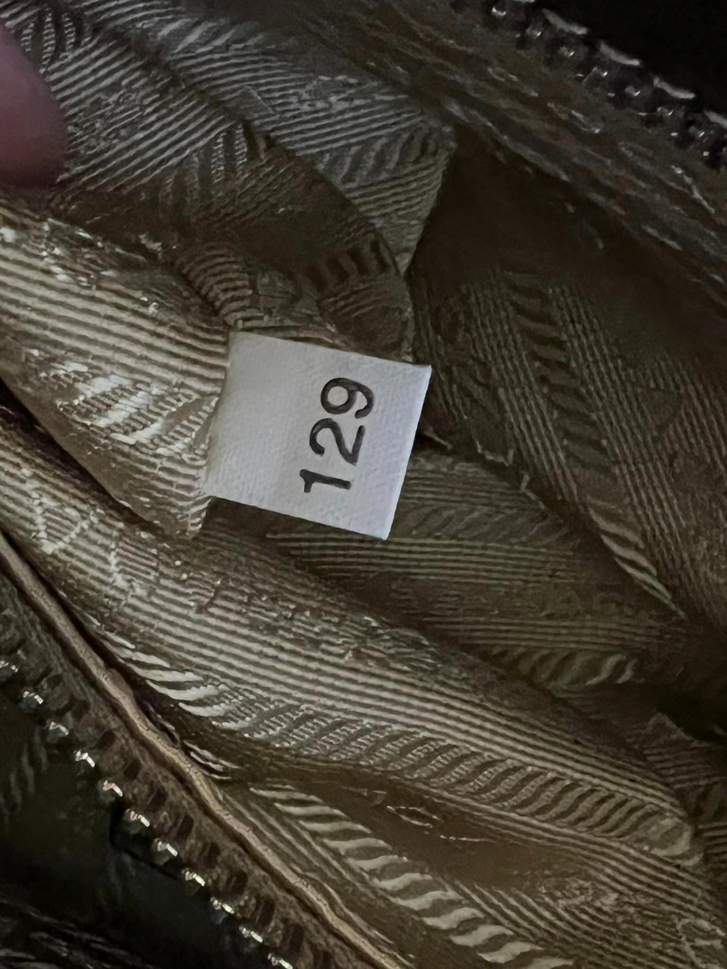 Prada Logo Satchel in Jacquard Canvas