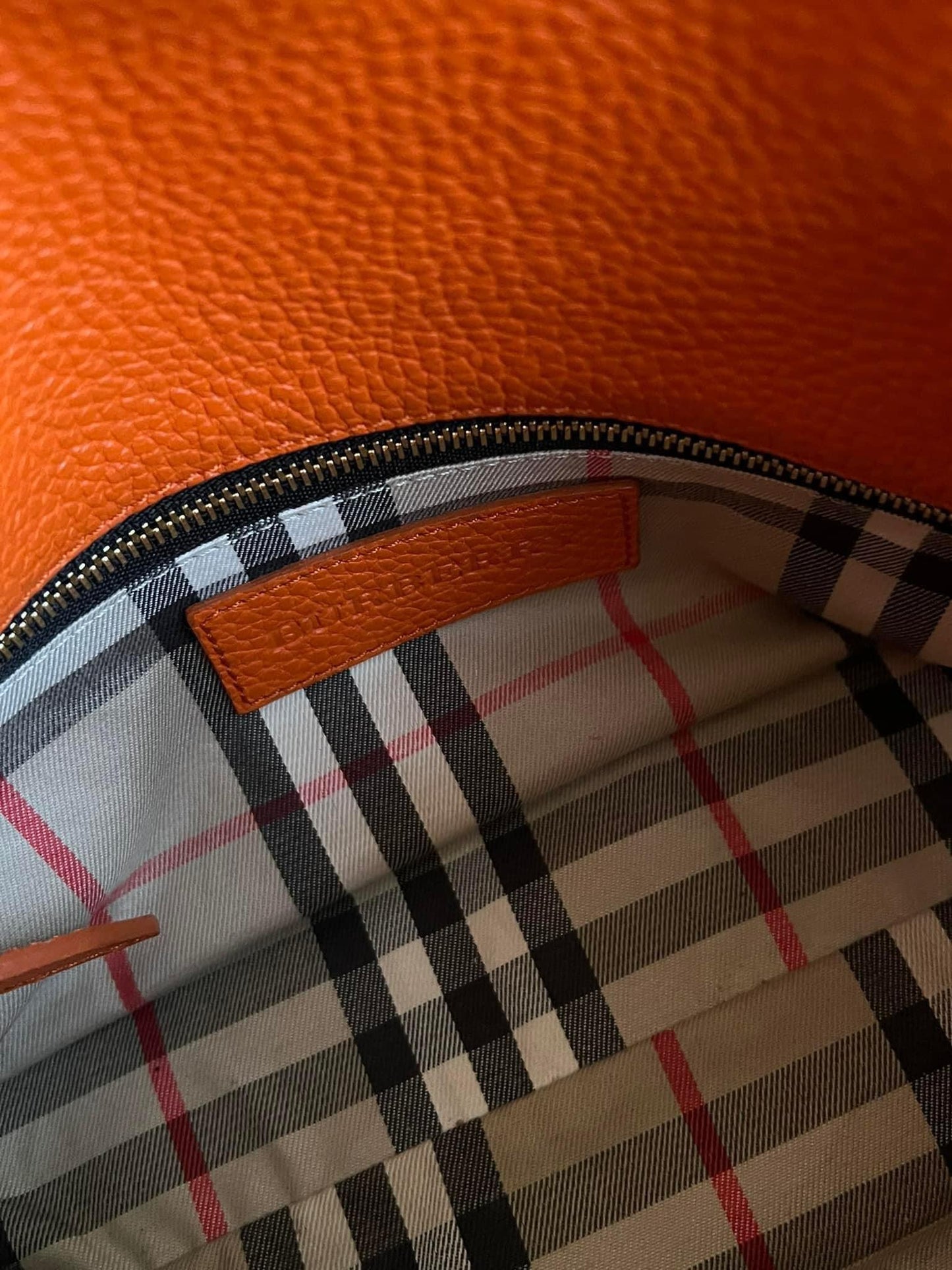 Burberry London Grainy Leather Small Leah Clutch
