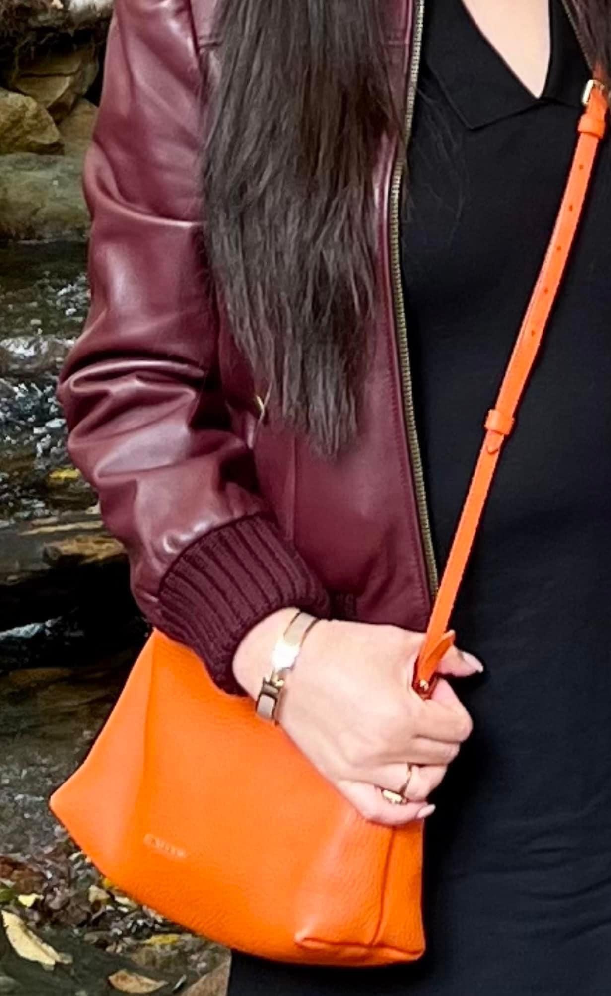 Burberry London Grainy Leather Small Leah Clutch