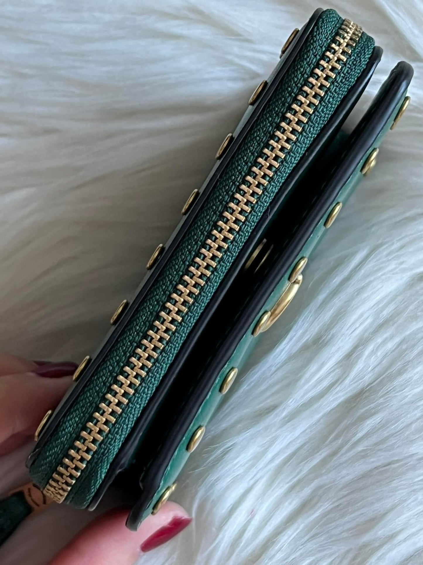 Coach Billfold Wallet with Rivets