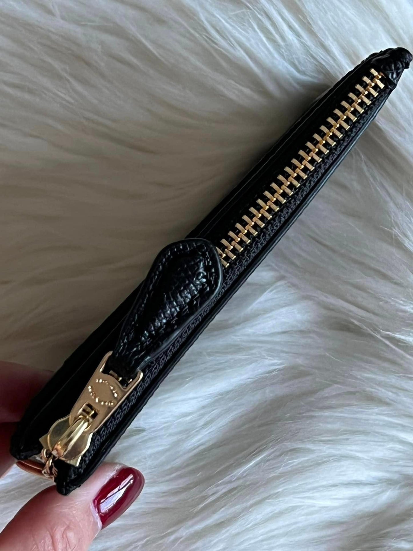 Coach Crossgrain Mini Skinny ID Case