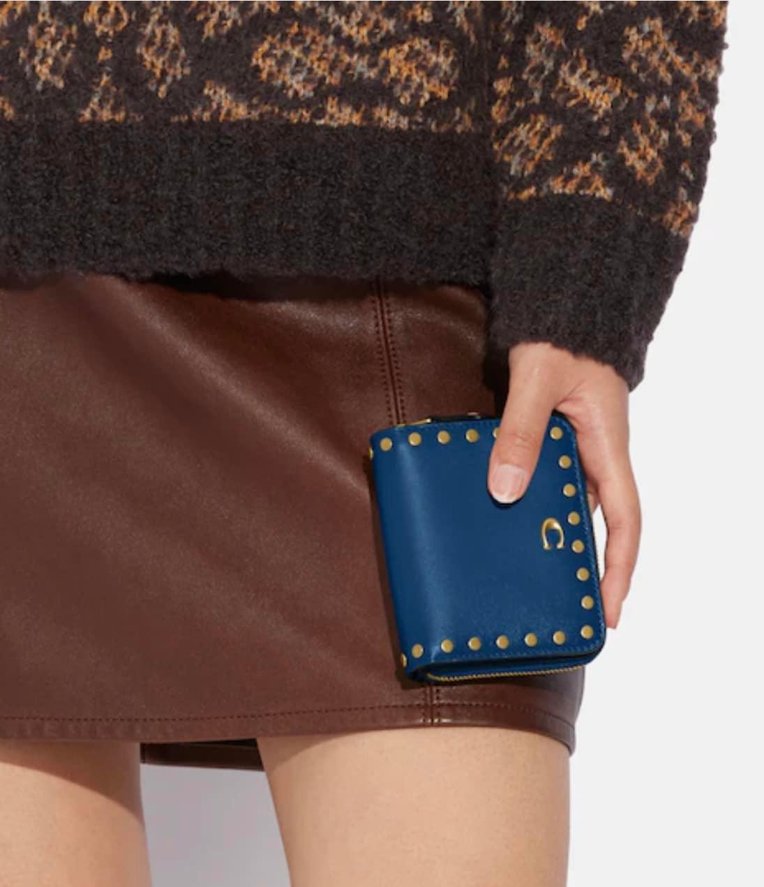 Coach Billfold Wallet with Rivets