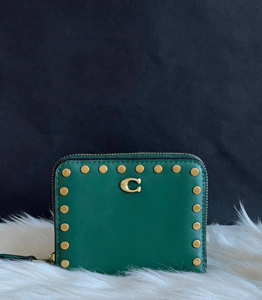 Coach Billfold Wallet with Rivets