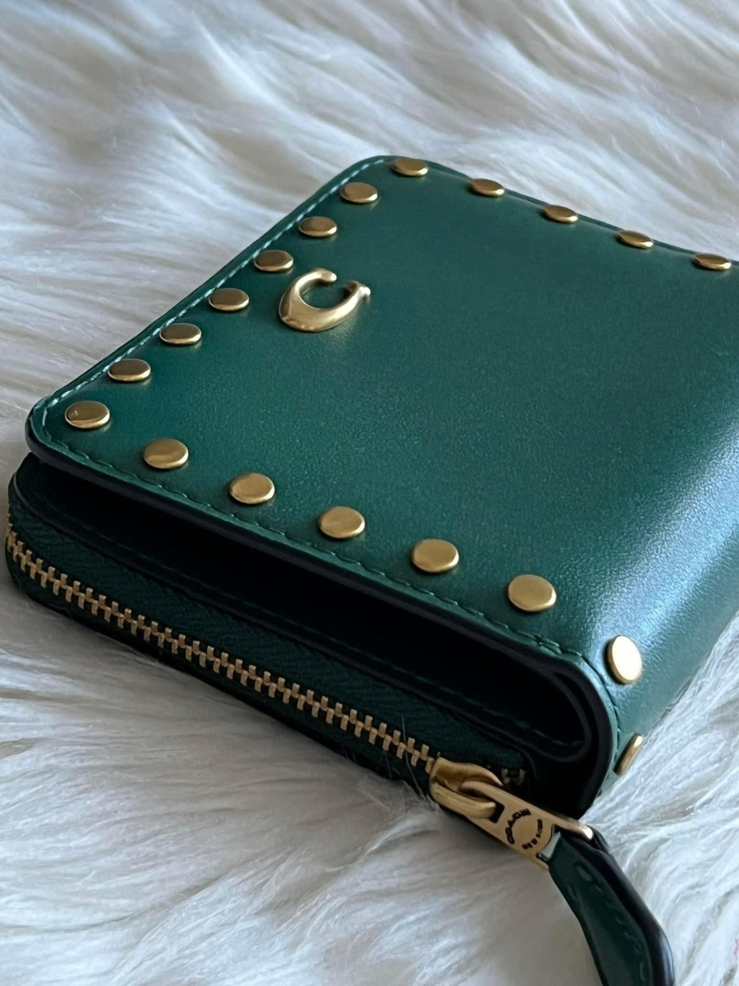 Coach Billfold Wallet with Rivets