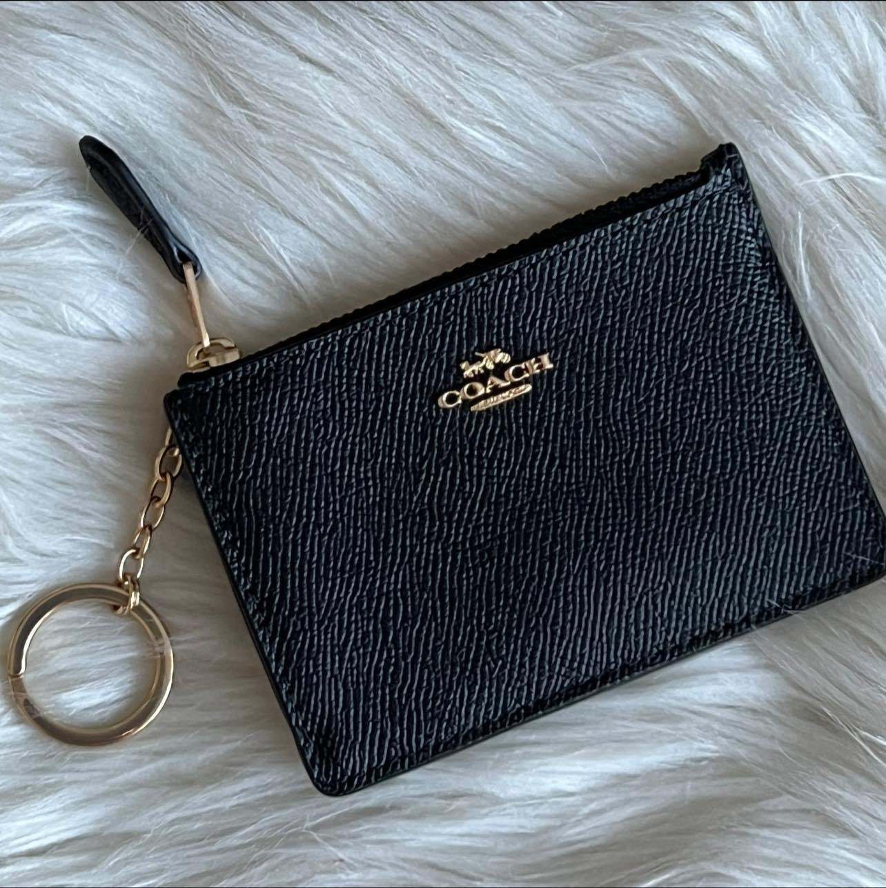 Coach Crossgrain Mini Skinny ID Case
