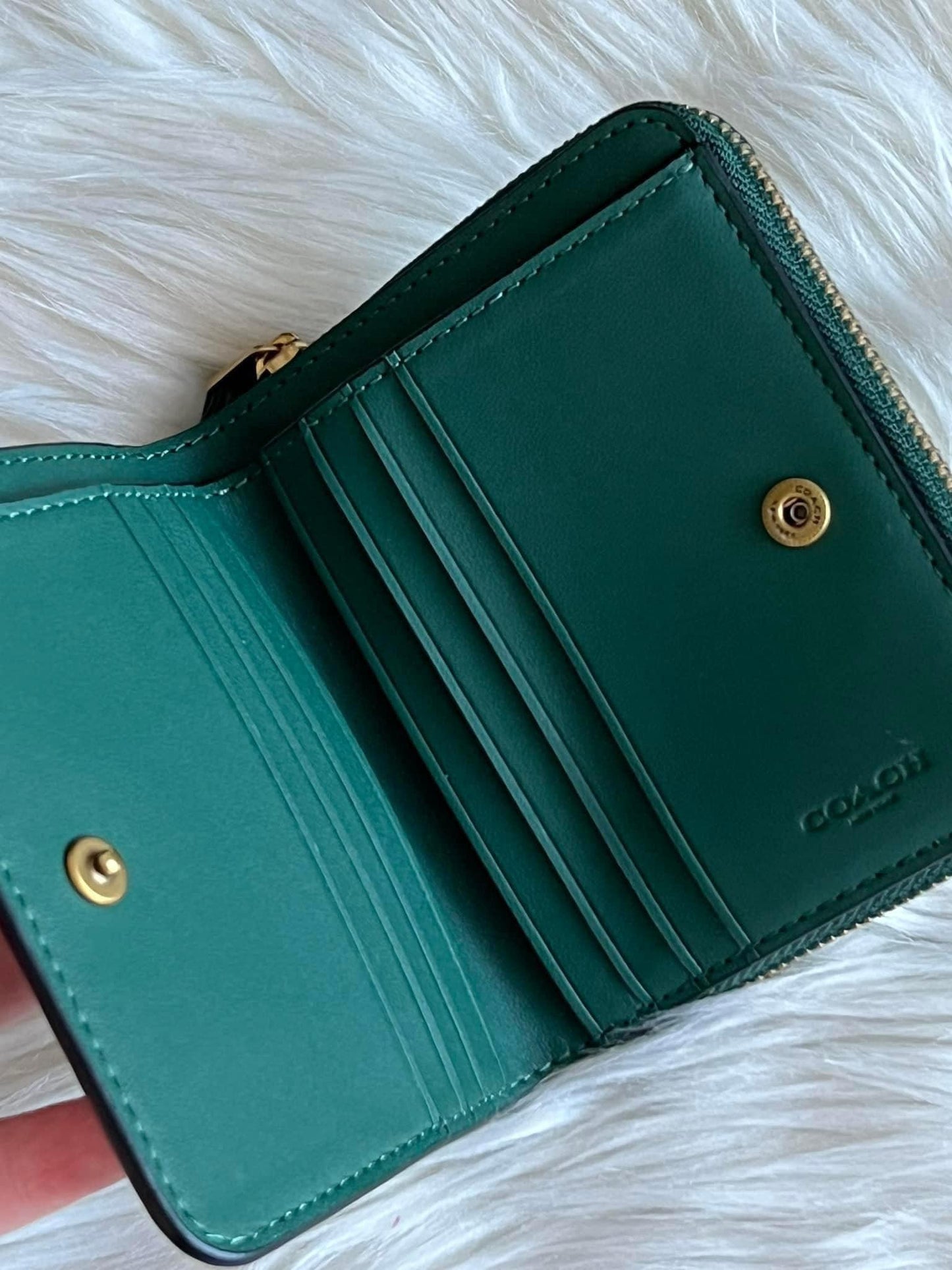 Coach Billfold Wallet with Rivets