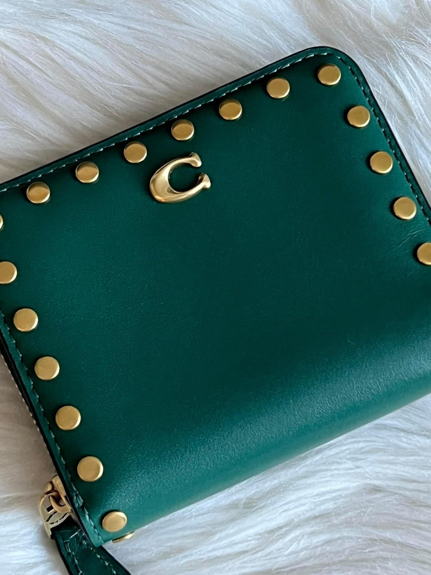 Coach Billfold Wallet with Rivets
