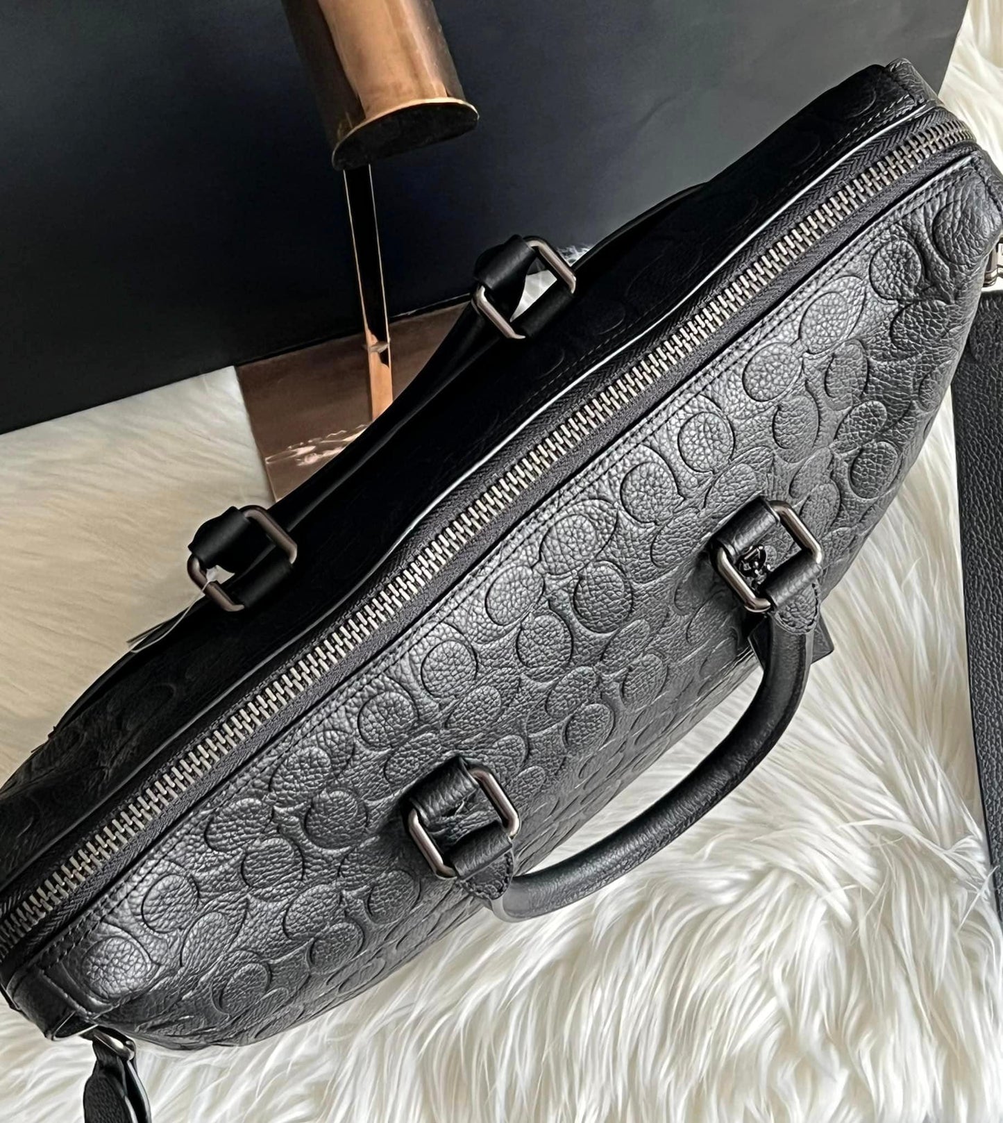 Coach Gotham Brief in Signature Leather