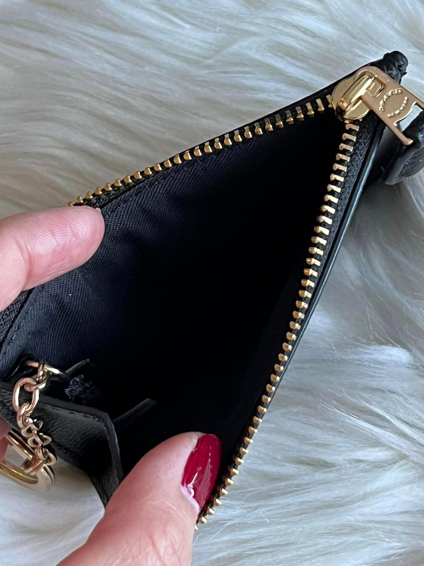 Coach Crossgrain Mini Skinny ID Case