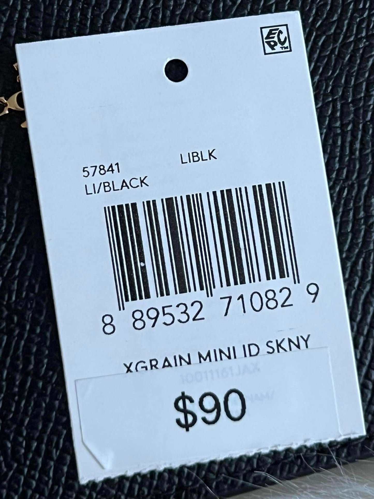 Coach Crossgrain Mini Skinny ID Case