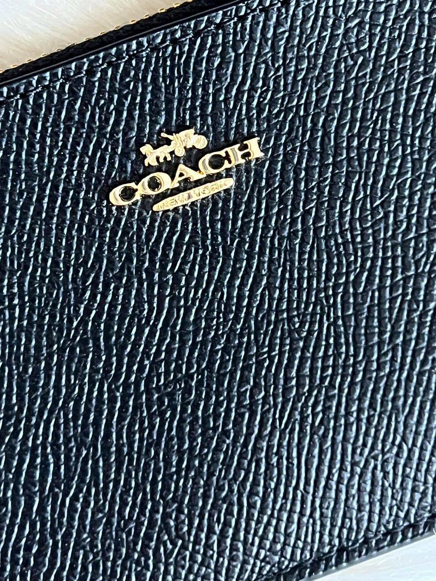 Coach Crossgrain Mini Skinny ID Case