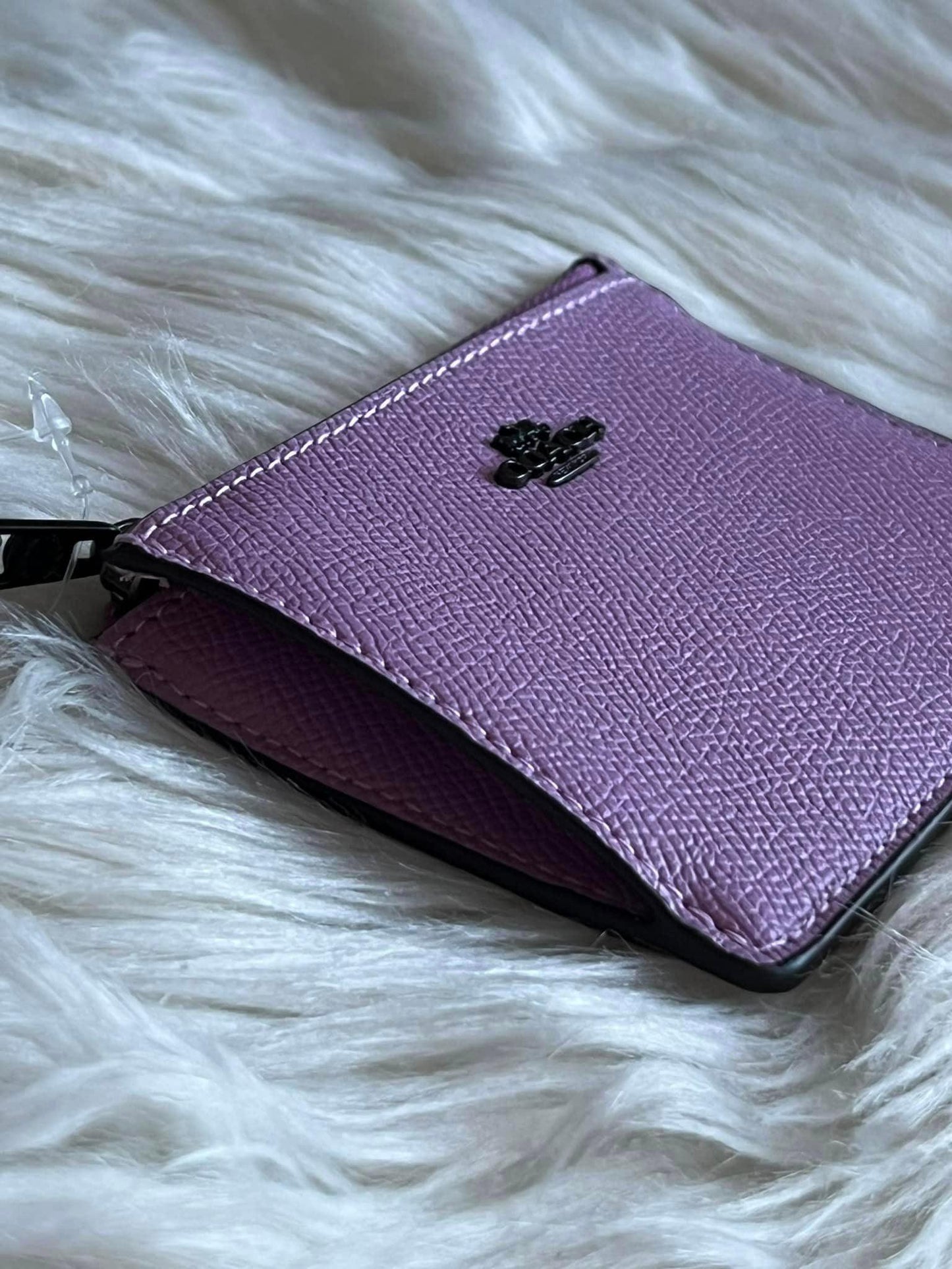 Coach Crossgrain Mini Skinny ID Case