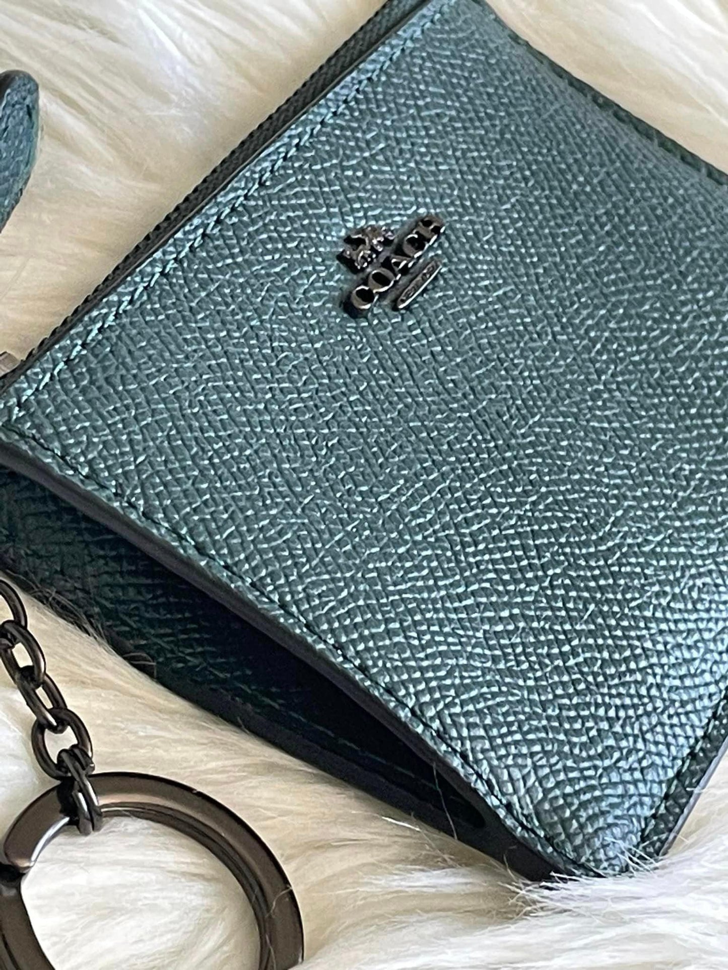Coach Crossgrain Mini Skinny ID Case