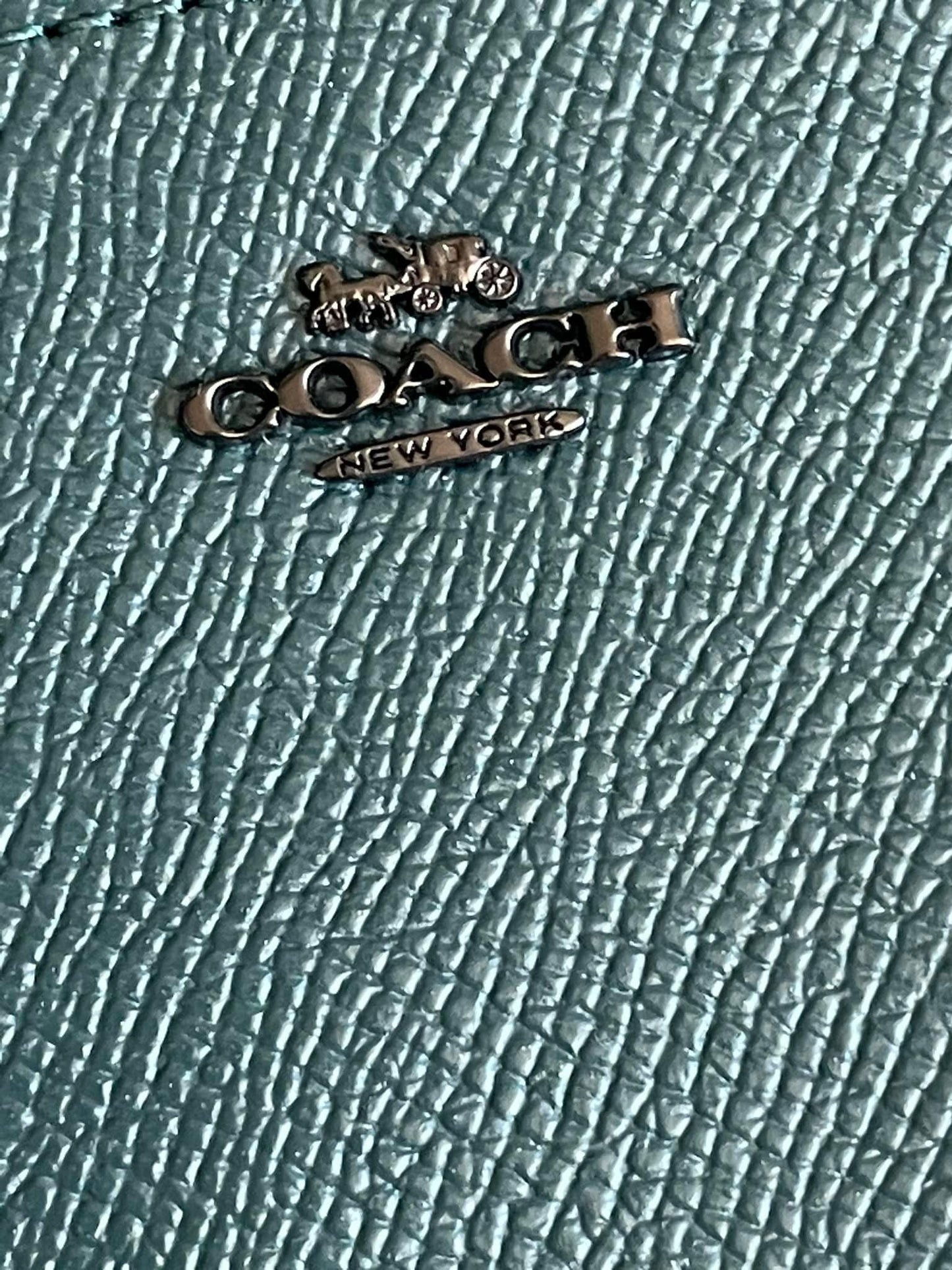 Coach Crossgrain Mini Skinny ID Case