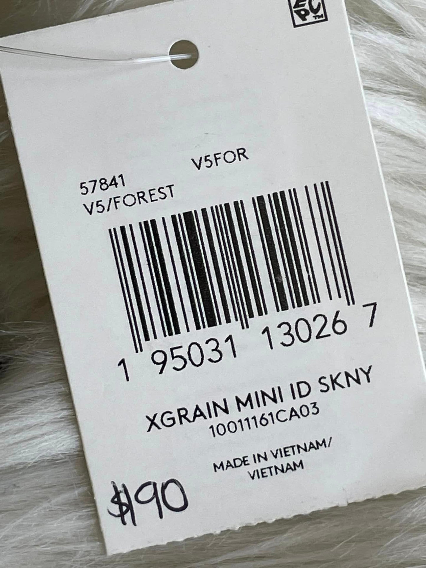 Coach Crossgrain Mini Skinny ID Case