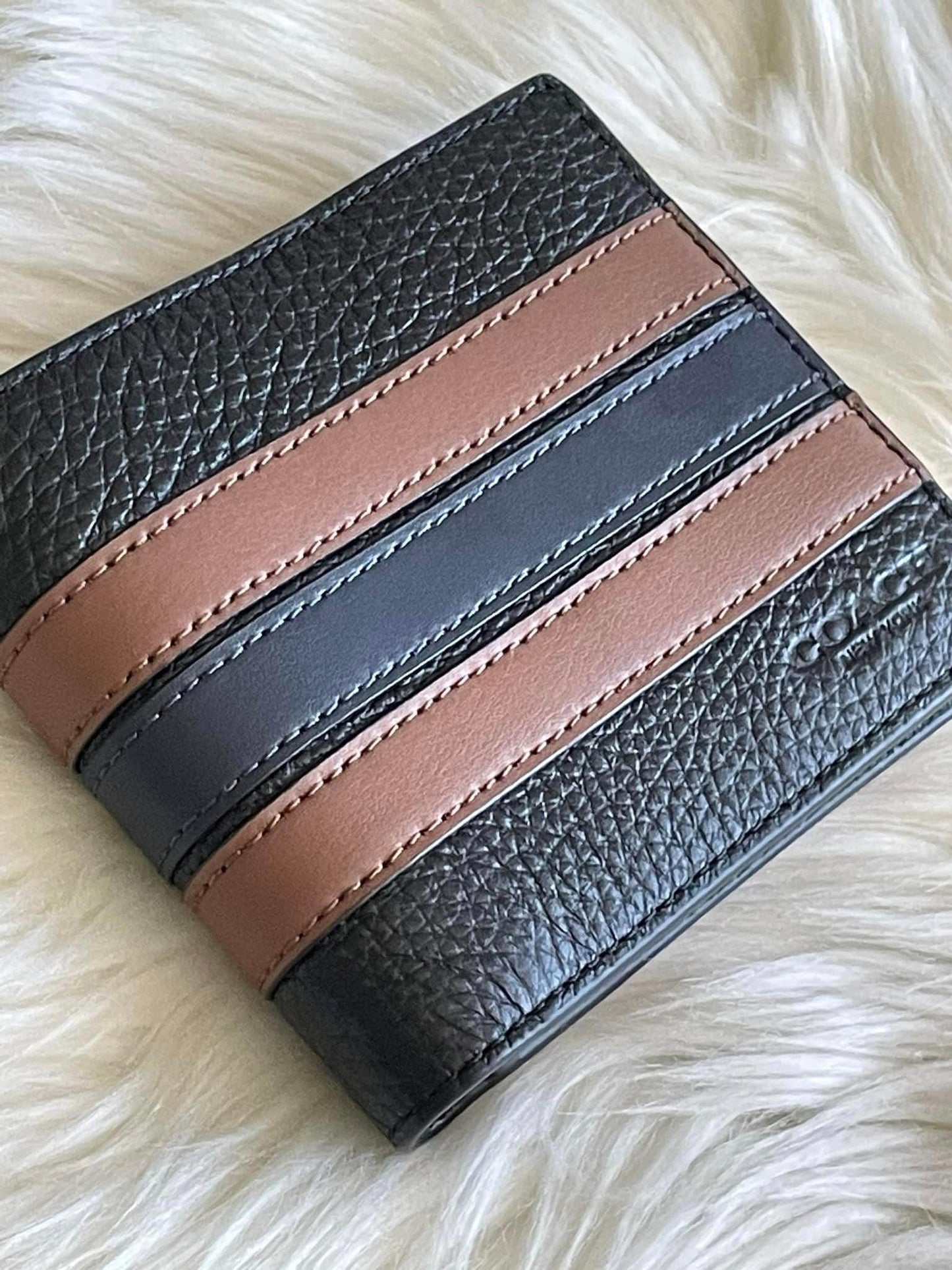Coach Men’s 3-in-1 Wallet with Varsity Stripe