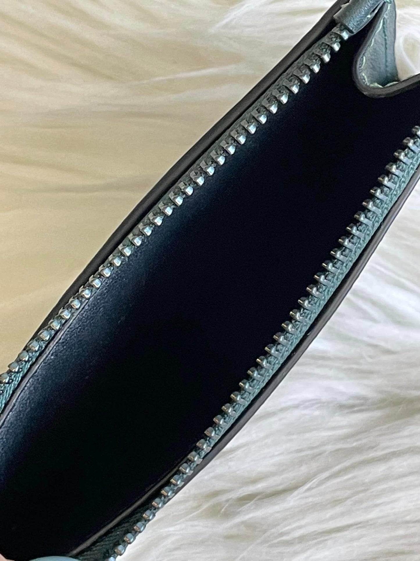 Coach Zip Card Case with Varsity Patch