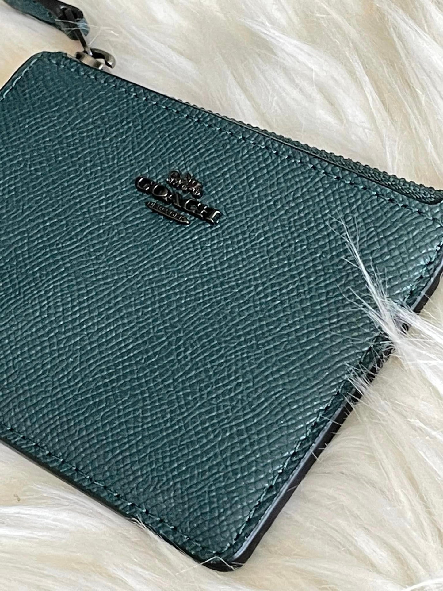 Coach Crossgrain Mini Skinny ID Case