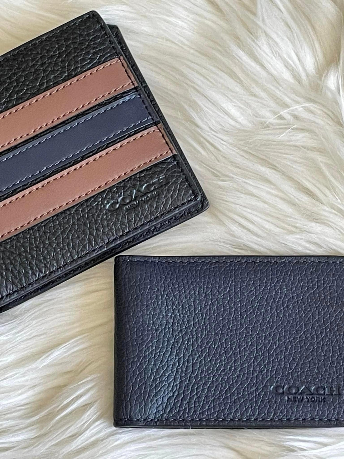 Coach Men’s 3-in-1 Wallet with Varsity Stripe