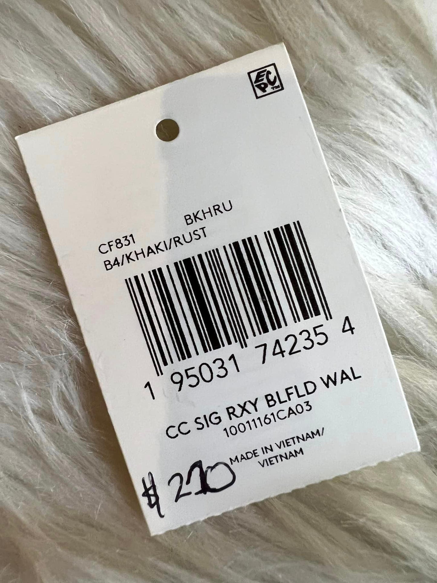 Coach Billfold Wallet in Signature Canvas with Rexy Print