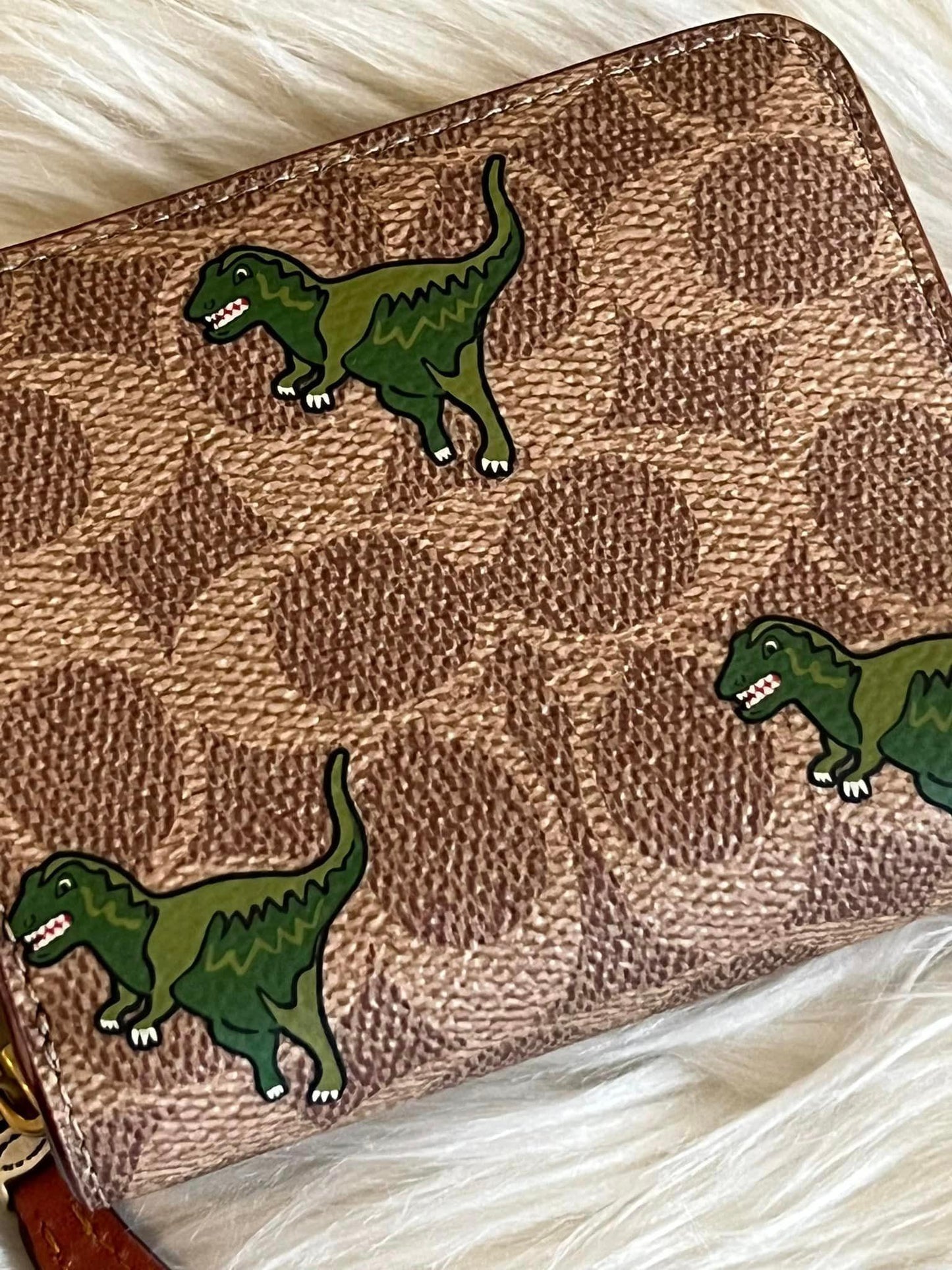 Coach Billfold Wallet in Signature Canvas with Rexy Print