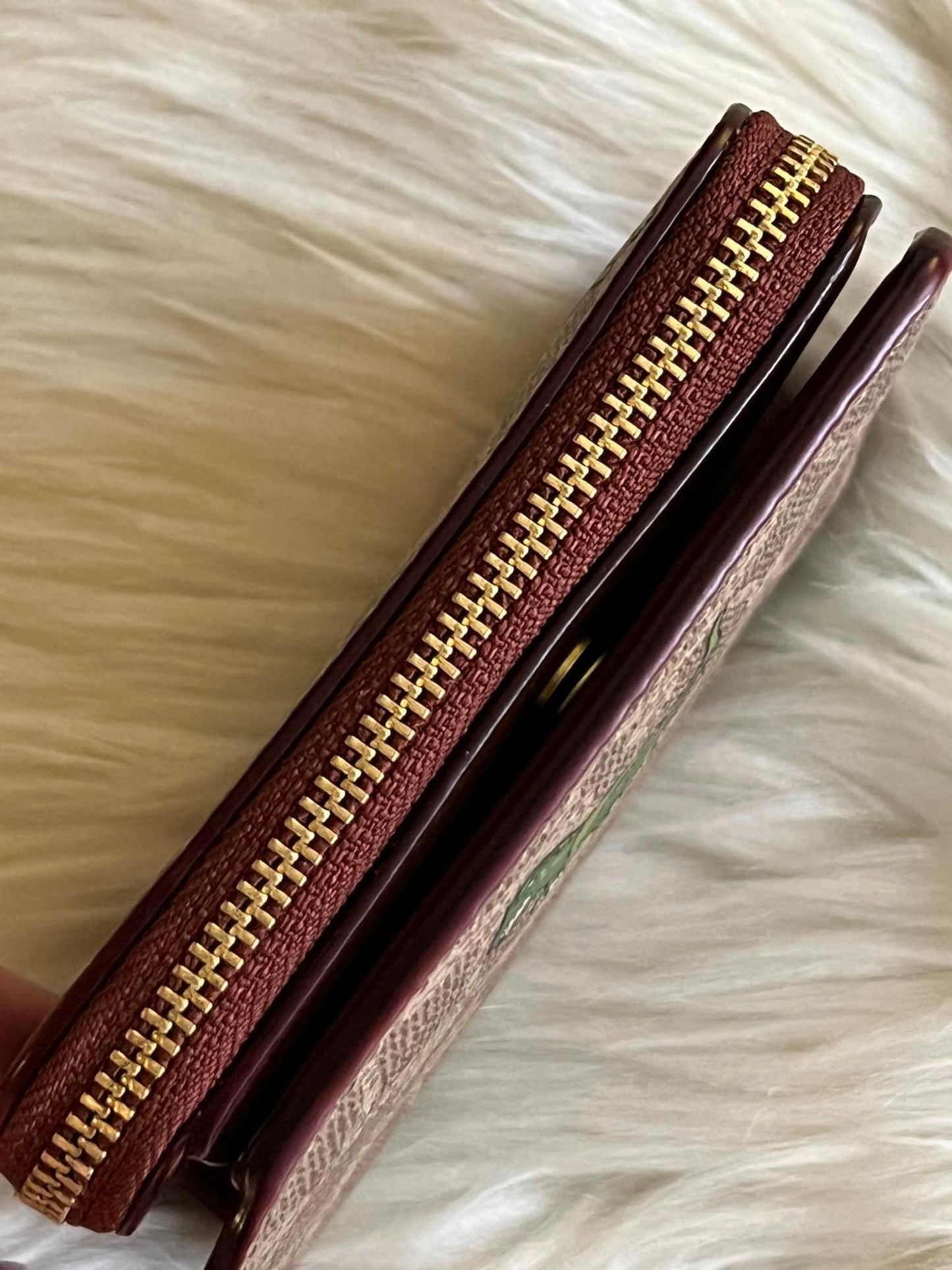 Coach Billfold Wallet in Signature Canvas with Rexy Print