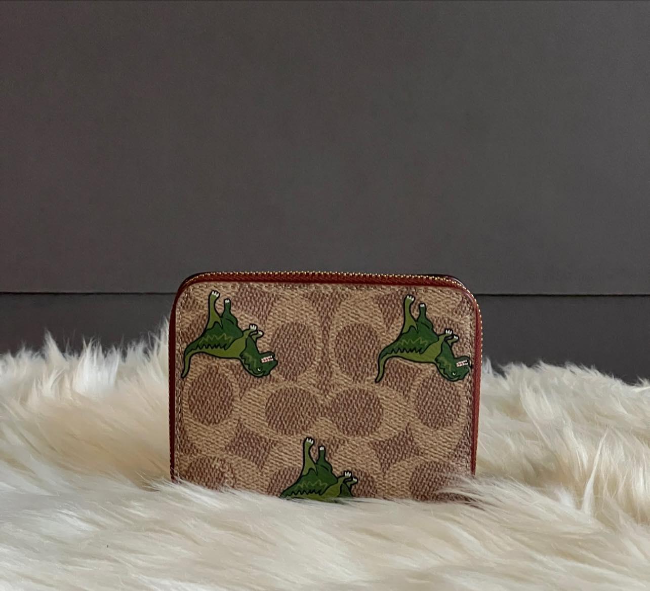 Coach Billfold Wallet in Signature Canvas with Rexy Print