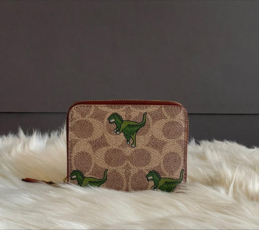 Coach Billfold Wallet in Signature Canvas with Rexy Print