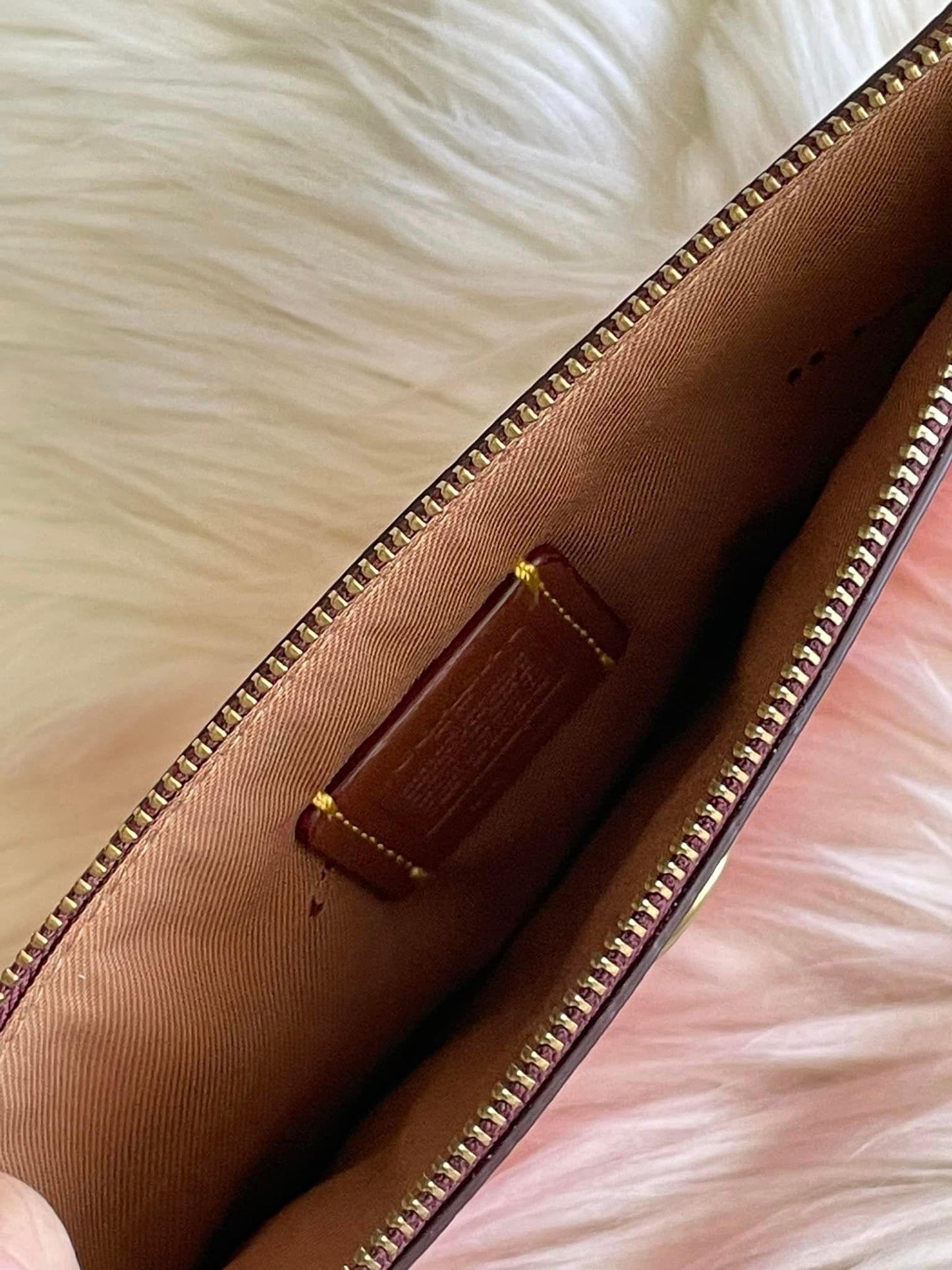 Coach L Zip Wristlet in Colorblock