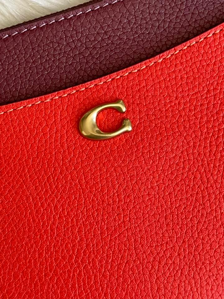 Coach L Zip Wristlet in Colorblock