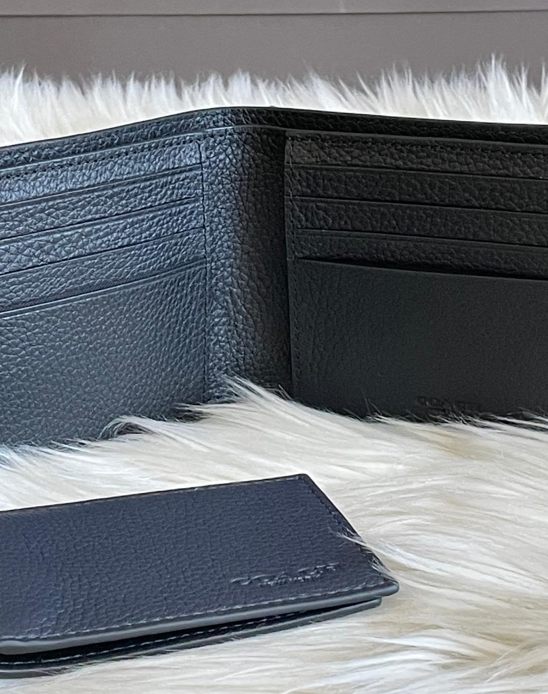 Coach Men’s 3-in-1 Wallet with Varsity Stripe