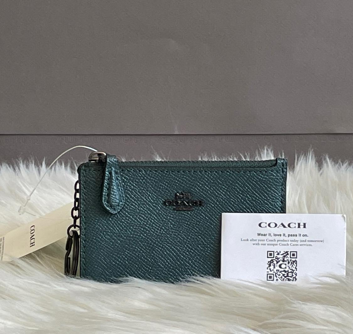 Coach Crossgrain Mini Skinny ID Case