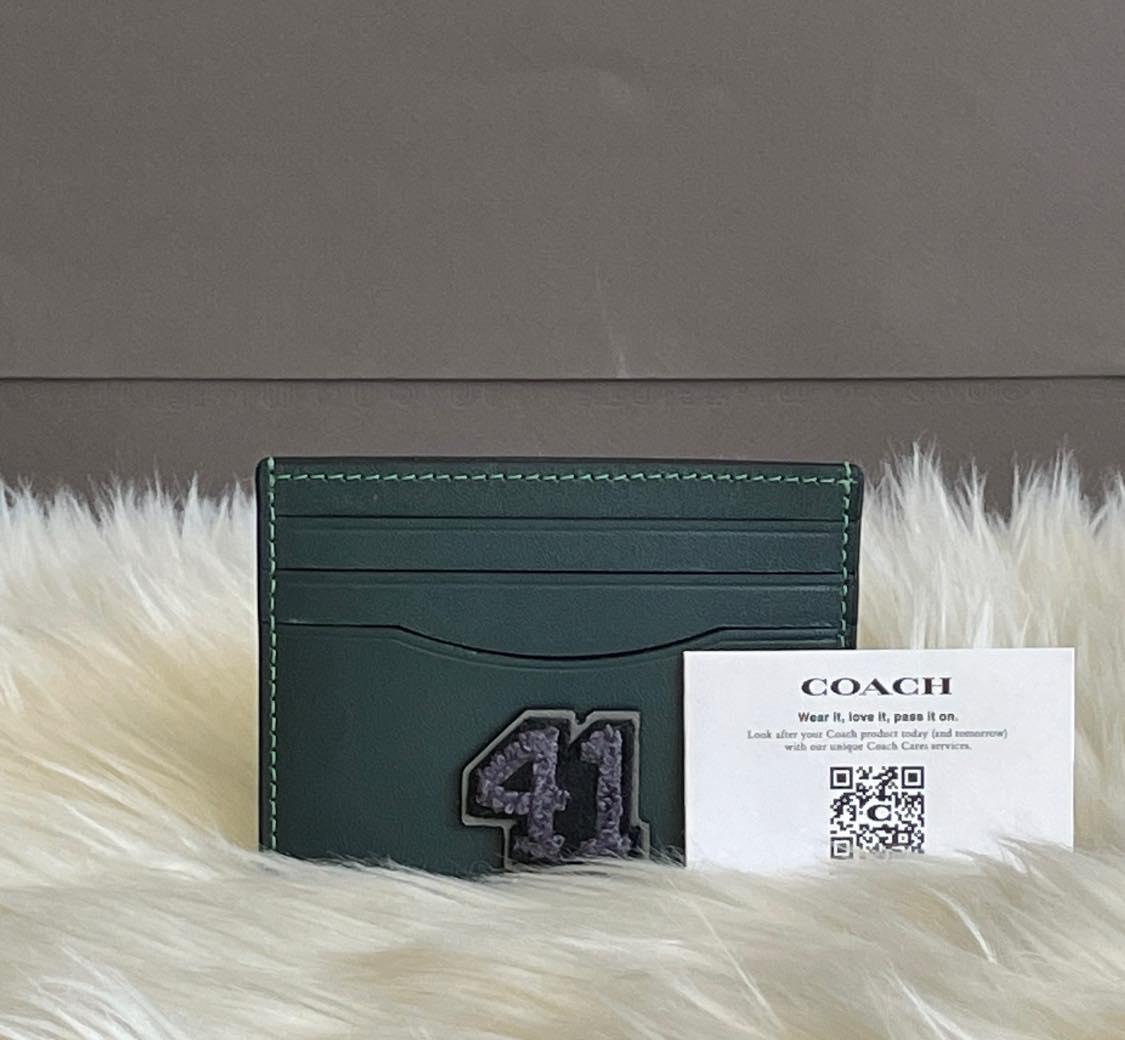 Coach Card Case with Varsity Patch