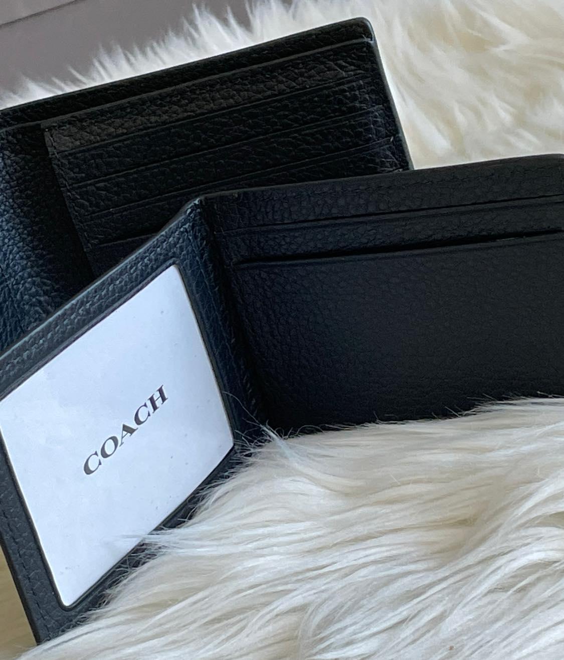 Coach Men’s 3-in-1 Wallet with Varsity Stripe