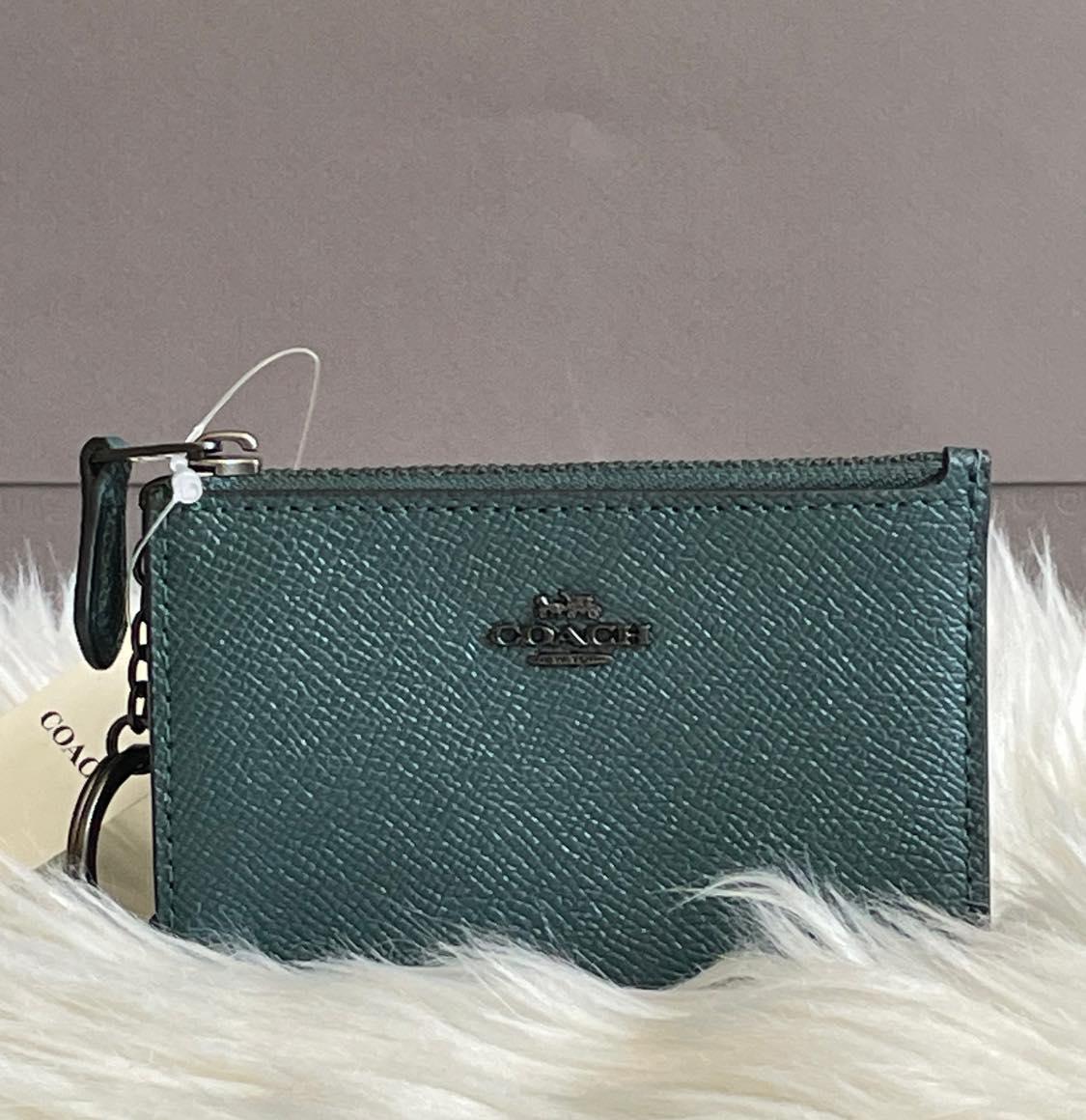 Coach Crossgrain Mini Skinny ID Case