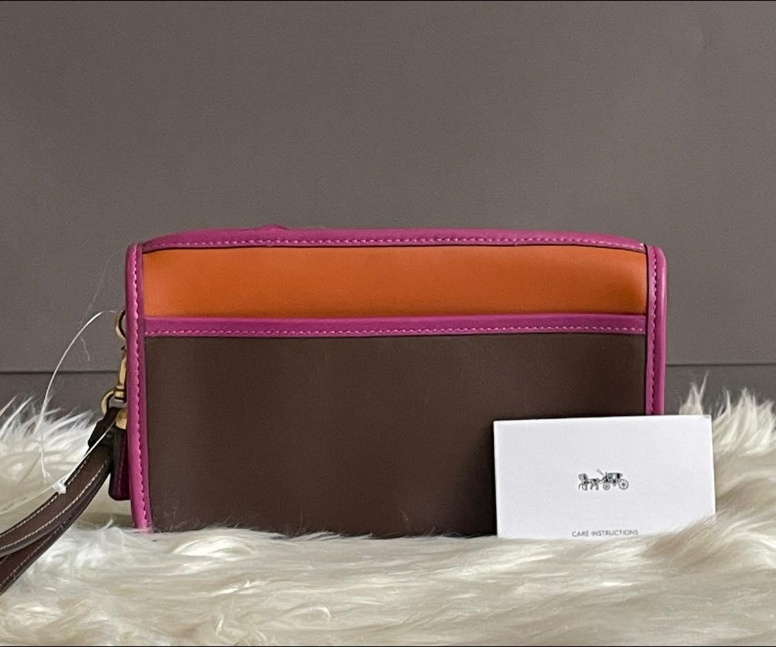 Coach Britt Wristlet in Colorblock
