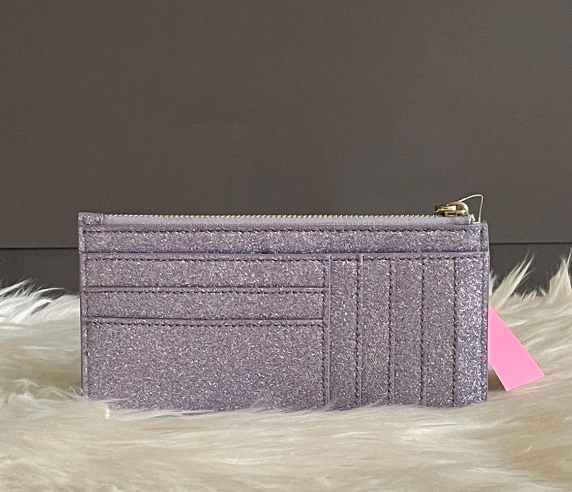 Kate Spade Glitter Large Slim Cardholder