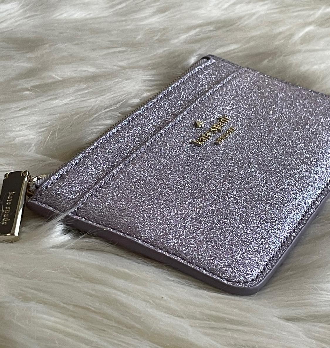 Kate Spade Glitter Large Slim Cardholder