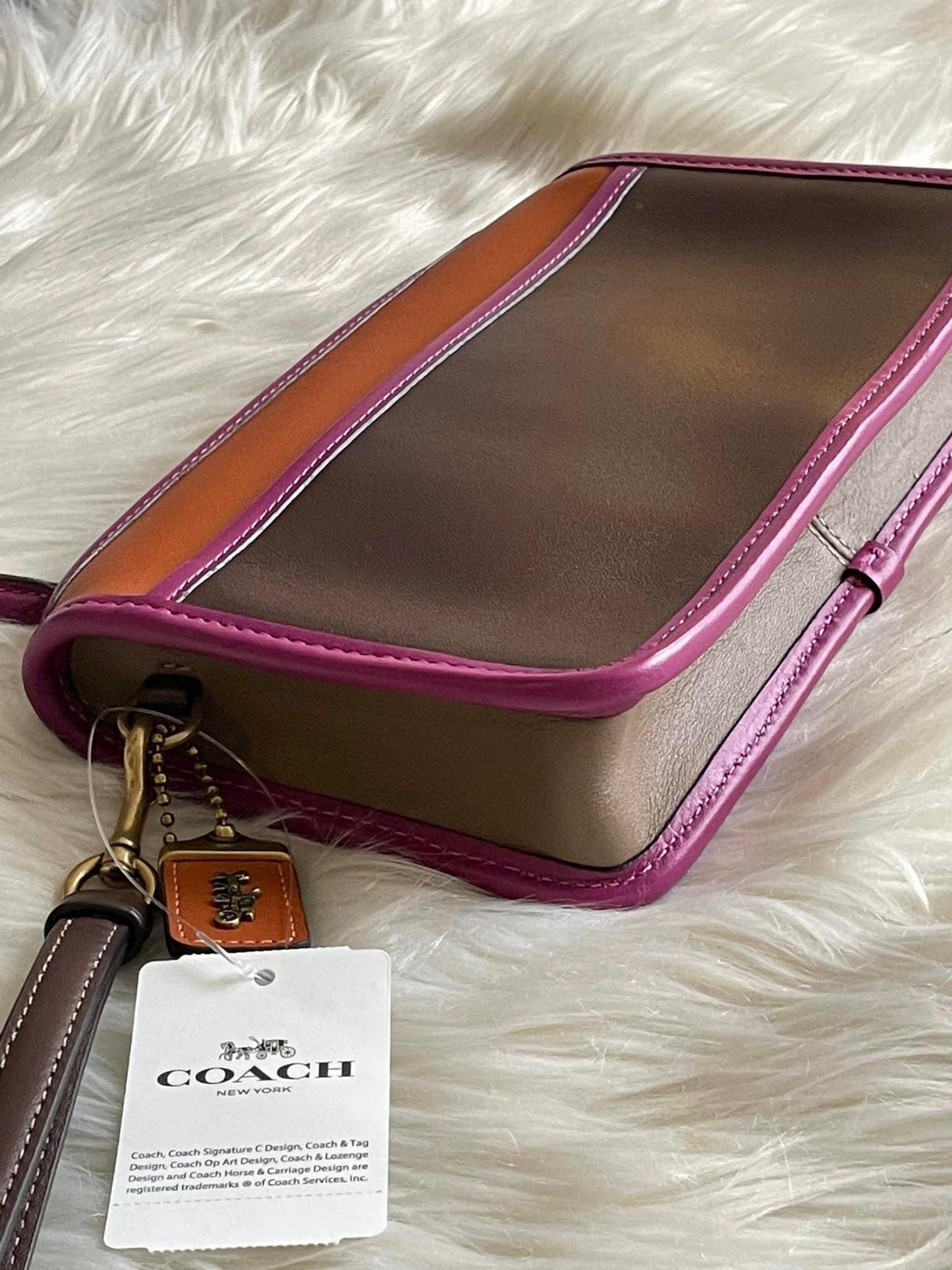 Coach Britt Wristlet in Colorblock